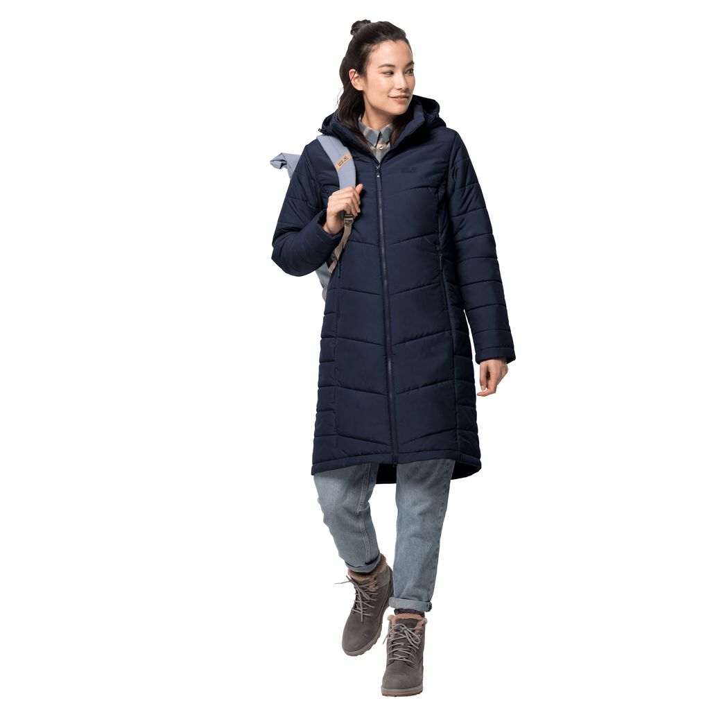 Jack Wolfskin NORTH YORK μπουφαν χειμερινα γυναικεια μπλε | GR9163712